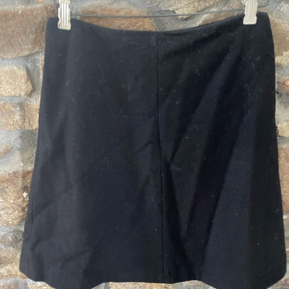 Boden black flannel A-line mini.  US Size 6 ((UK size 10)